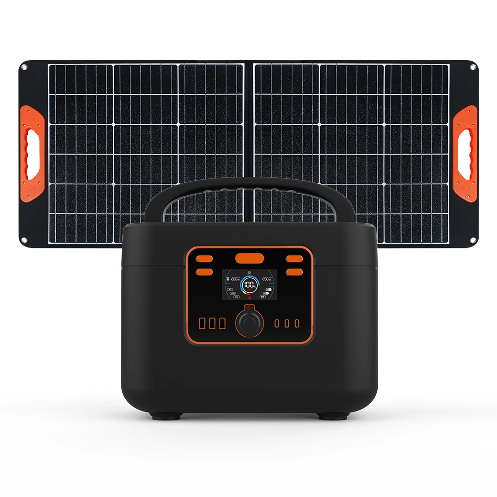 Customized 100W Foldable Waterproof Solar Panels for Portable Power Stations and Solar Energy Systems