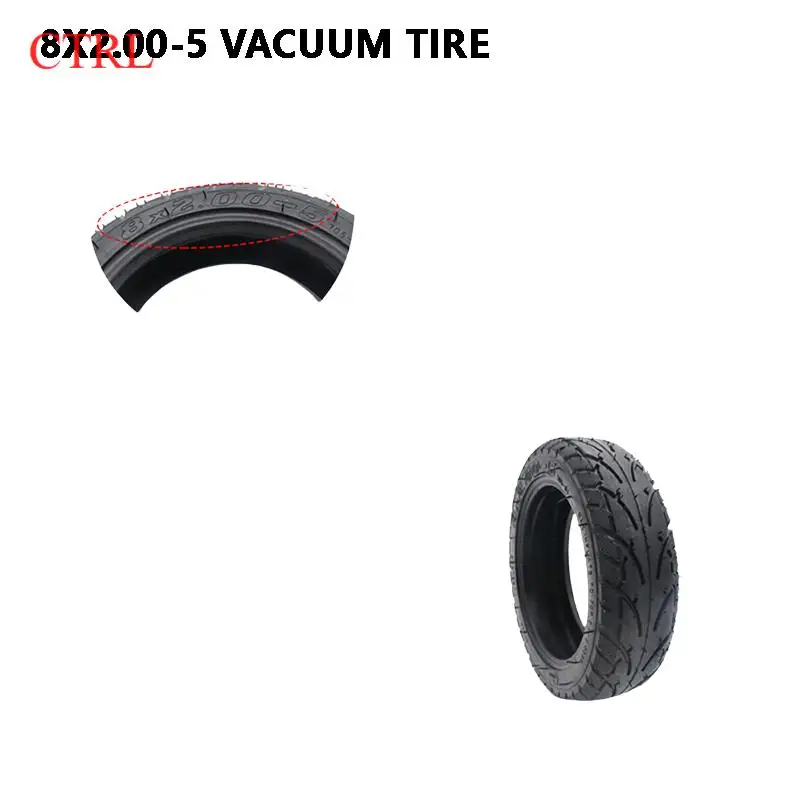 8x2.00-5 Tubeless Tire Wheel Tyre 8X2.00-5 wheel hub FOR Kugoo S1 S2 S3 C3 MINI Electric BIKE 10mm 12mm