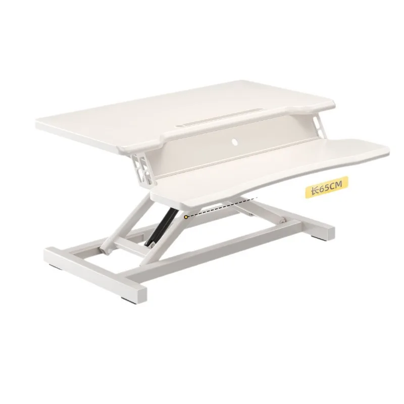 Standing workbench can lift desktop computer monitor, heightening rack can be adjusted, notebook lift table can be folded