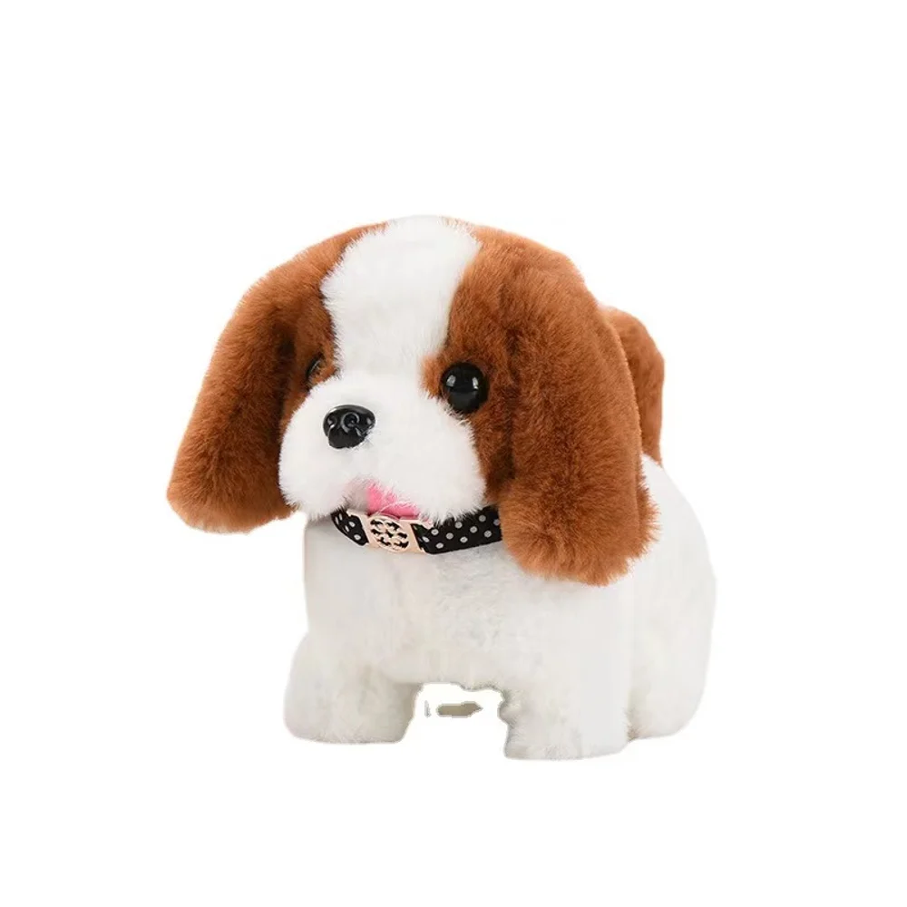 ของเล่นสุนัขจำลอง เดินได้ ส่งเสียงเห่า ตุ๊กตาอิเล็กทรอนิกส์ ไม่ใช่ขนสัตว์ วิ่งได้ ของเล่นสัตว์เลี้ยงจำลอง ตุ๊กตาเท็ดดี้ สำหรับขายส่ง