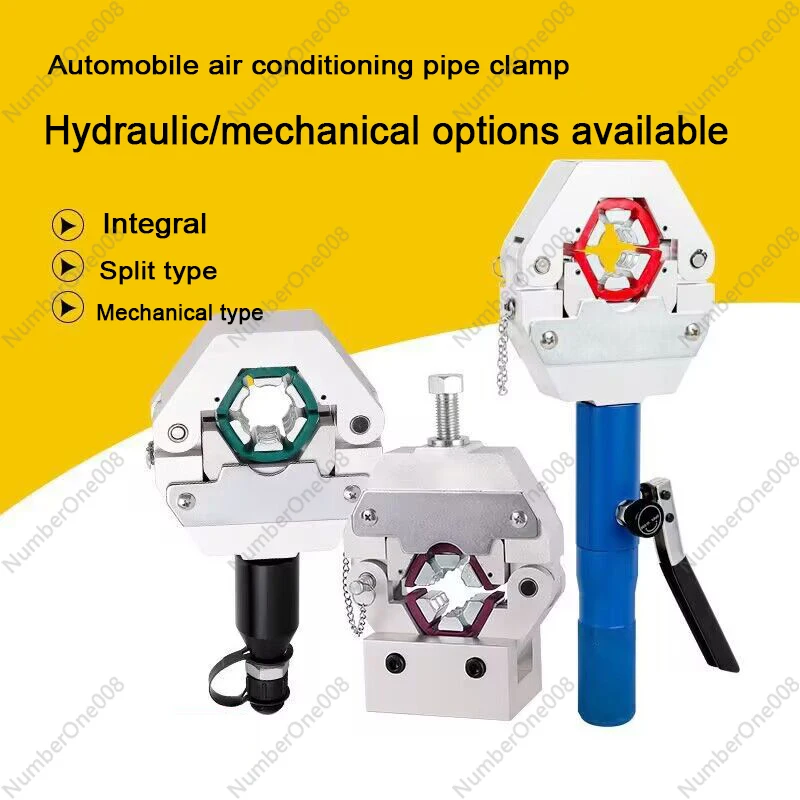 Hose Crimping Tool Hydraulic Hose Crimper Manual A/C Hose Crimper Kit Air Conditioning