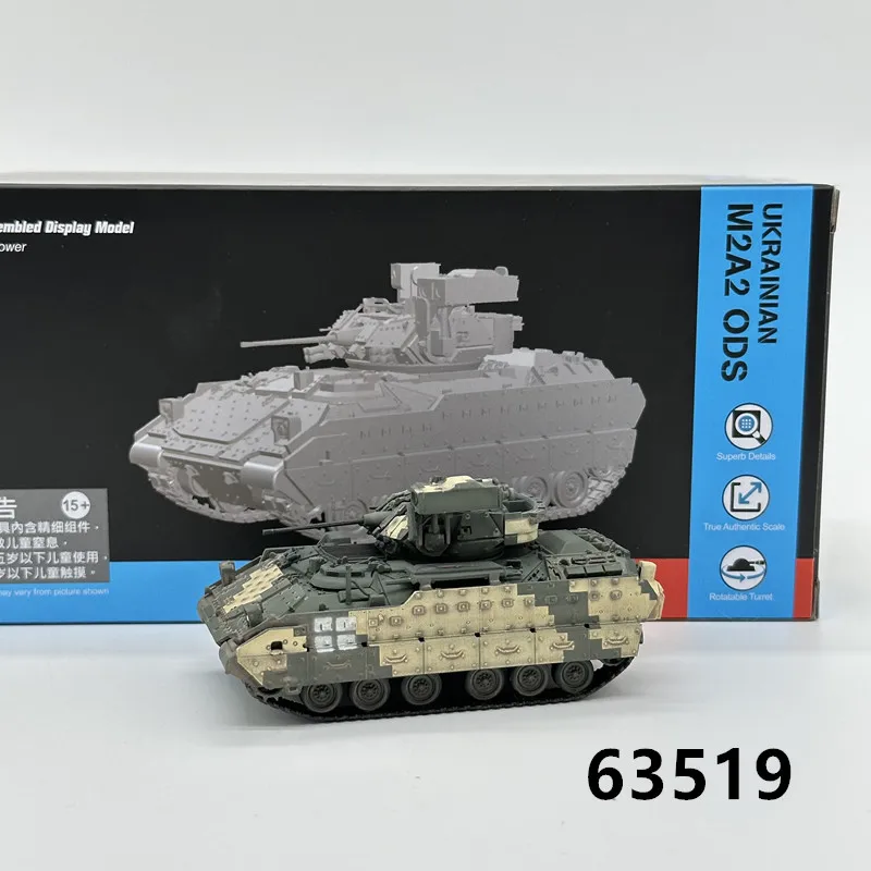 

1/72 Ukraine M2A2 ODS M2 Bradley Infantry Tank Finished Model Tank 63519 Plastic Diecast Military Collection in Stock