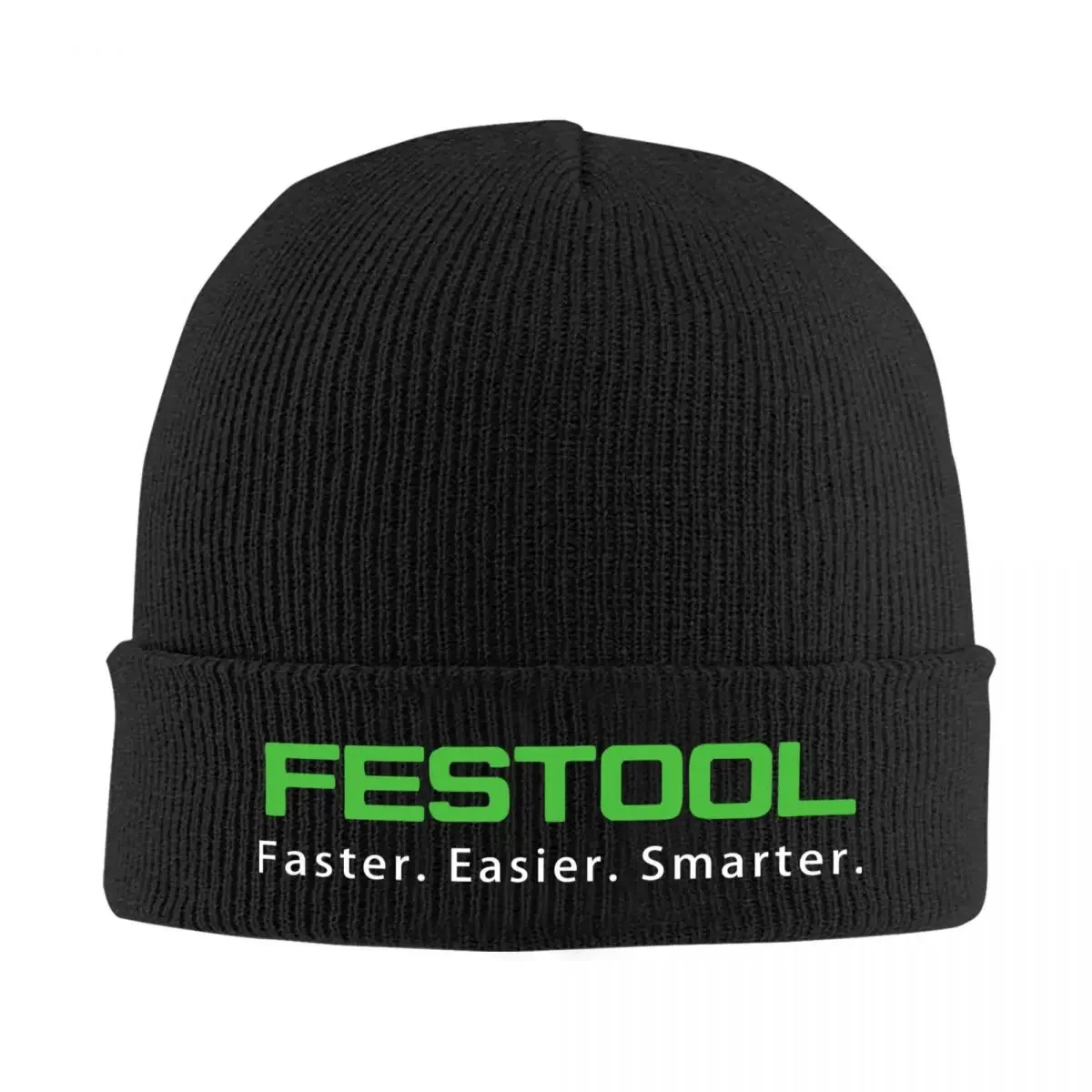 Festool Logo Woodworking Hat Autumn Winter Beanie Fashion Faseter Easier Smarter Caps Female Male Acrylic Knitted Caps