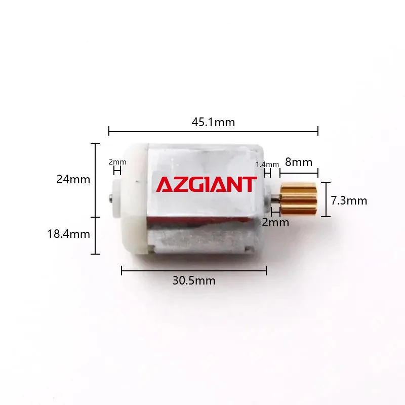 1PC AZGIANT Car Trunk Latch Lid Lock Release Motor 8 Teeth Gear For 2008-2012 Abarth 500 Cabriolet  Auto Parts Repair Tools DIY
