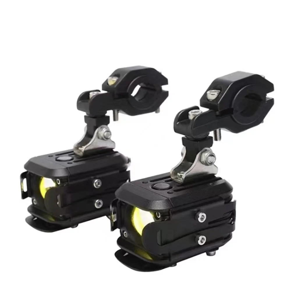 

Universal 12V Motorcycle Fog Light, High Low Beam Flash Spotlight Headlight, Waterproof Auxiliary Driving Lamp for Bike