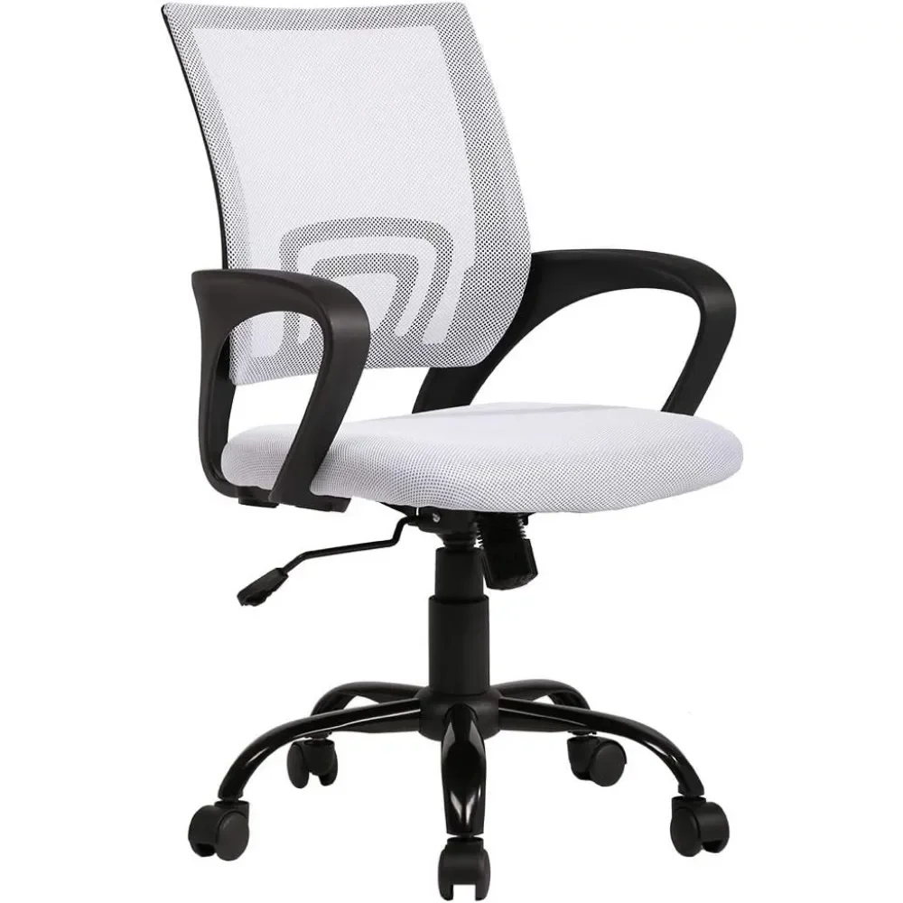 Silla de oficina ergonómica para ordenador, taburete de escritorio de malla, soporte Lumbar, ajustable, ejecutivo, moderno, barato