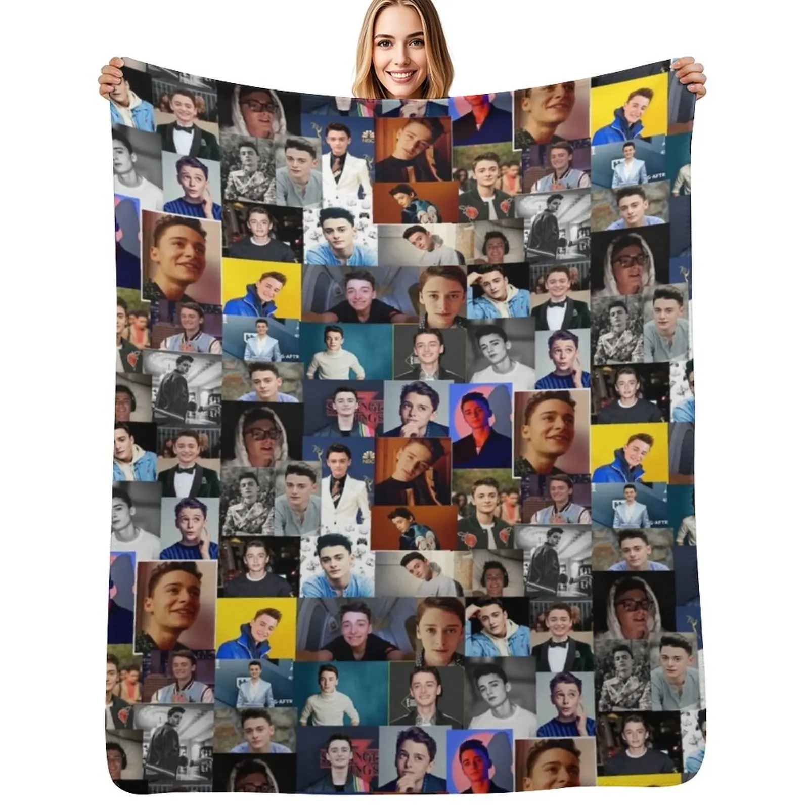 

Noah Schnapp Throw Blanket Comforter for winter Softest Decorative Throw Blanket