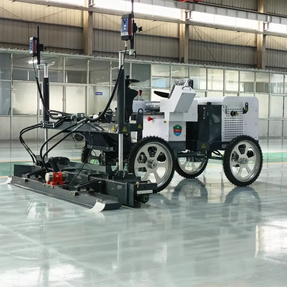 Construction Laser Screed Leveling Robot Core Engine Concrete Spreader with Vibration Motors Iron Levelling Machine
