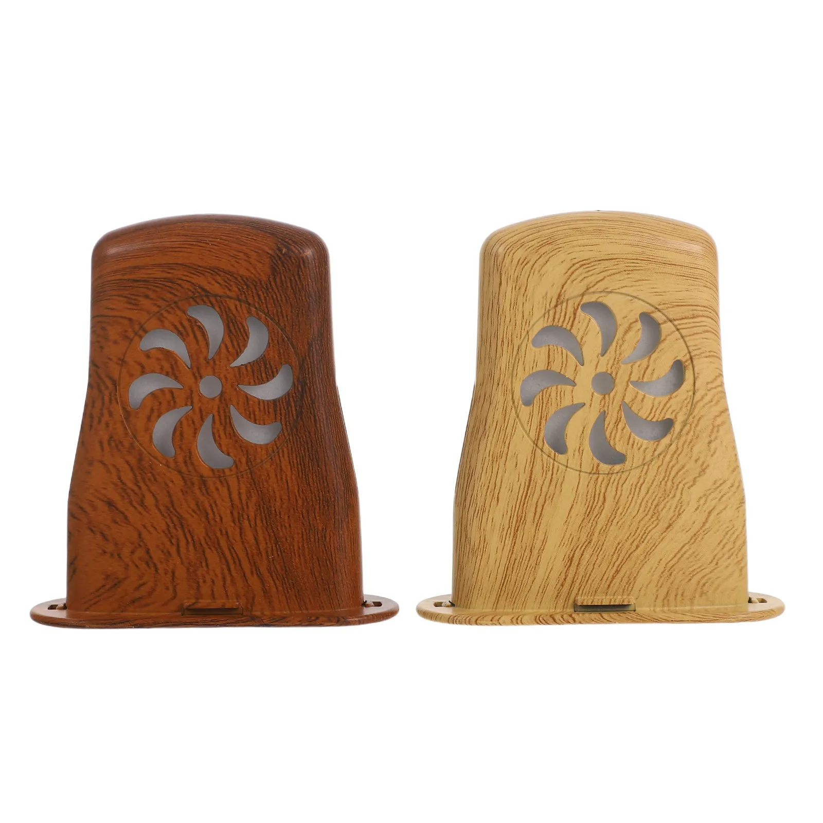 2Pcs Universal Guitar Humidifier Soundhole Design Elegant Wood Finish Automatic Humidity Regulation Rapid Distribution Guitar