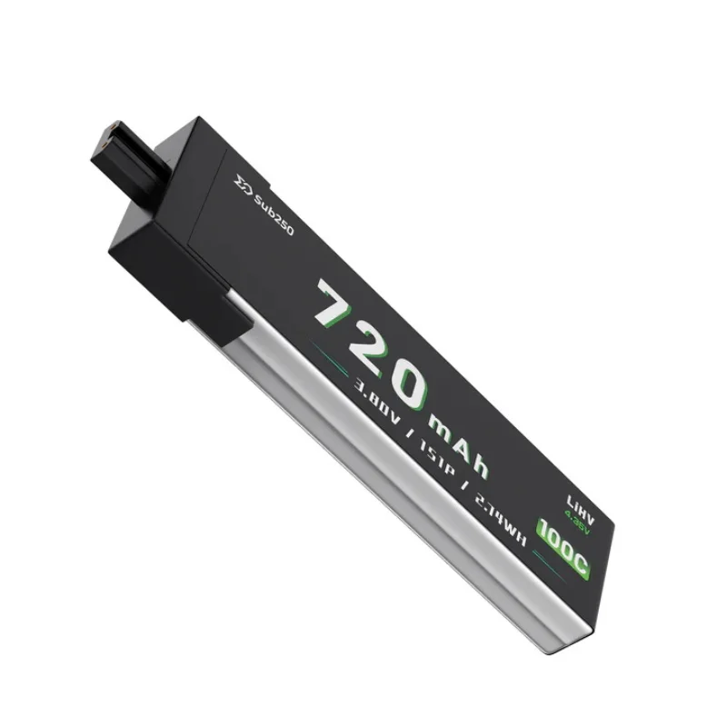 Sub250 1S 720mAh 100C bateria GNB27 do Mini drona 6PCS