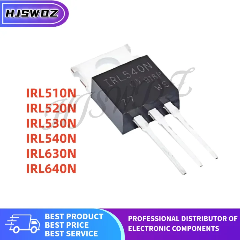 10pcs/lot NEW IRL520N IRL640N IRL630N IRL540N IRL510N IRL530N IRL520 IRL640 IRL630 IRL540 IRL510 IRL530 TO-220 In Stock