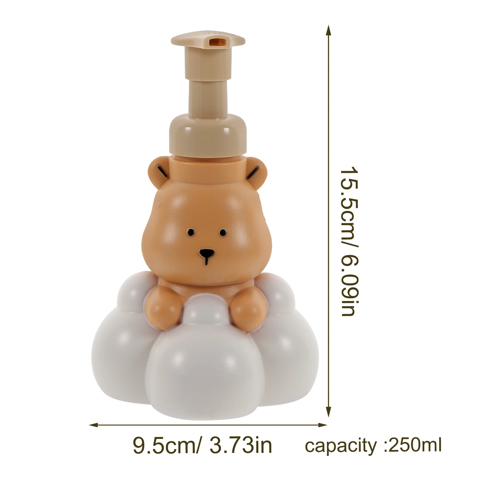 Portable Foam Pump Bottle Set of 3 Travel Size Empty Dispenser for Hand Soap Shampoo Shower Gel Easy to Carry Refillable