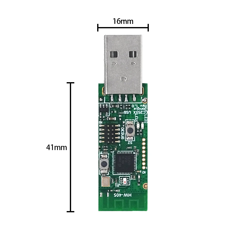 USB CC2531 Sniffer Module Wireless Zigbee Sniffer Bare Board Packet Protocol Analyzer Dongle Capture Packet CC2531 Sniffer Board