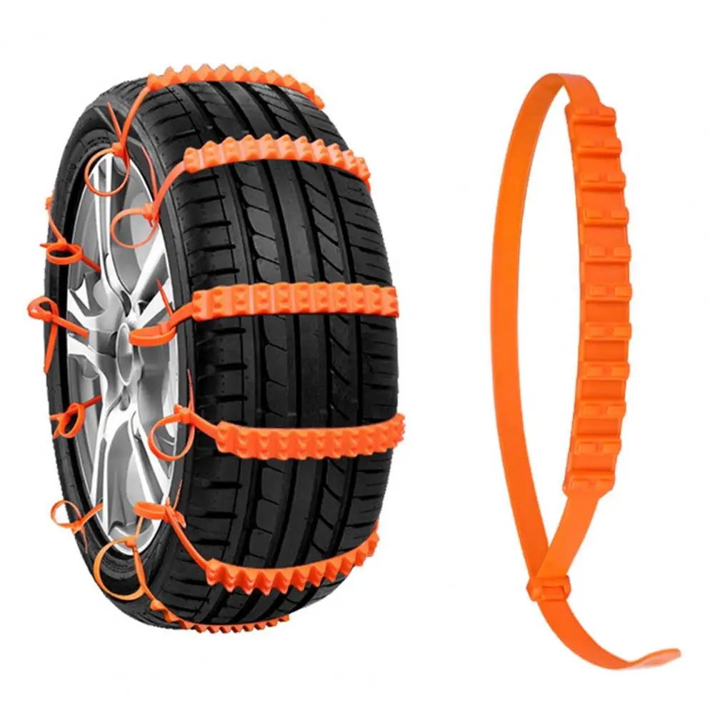 

10 шт., противоскользящие снежные цепи, автомобильные снежные цепи для шин, автомобильные зимние шины, цепи для колес, многоразовые противоскользящие универсальные снежные цепи