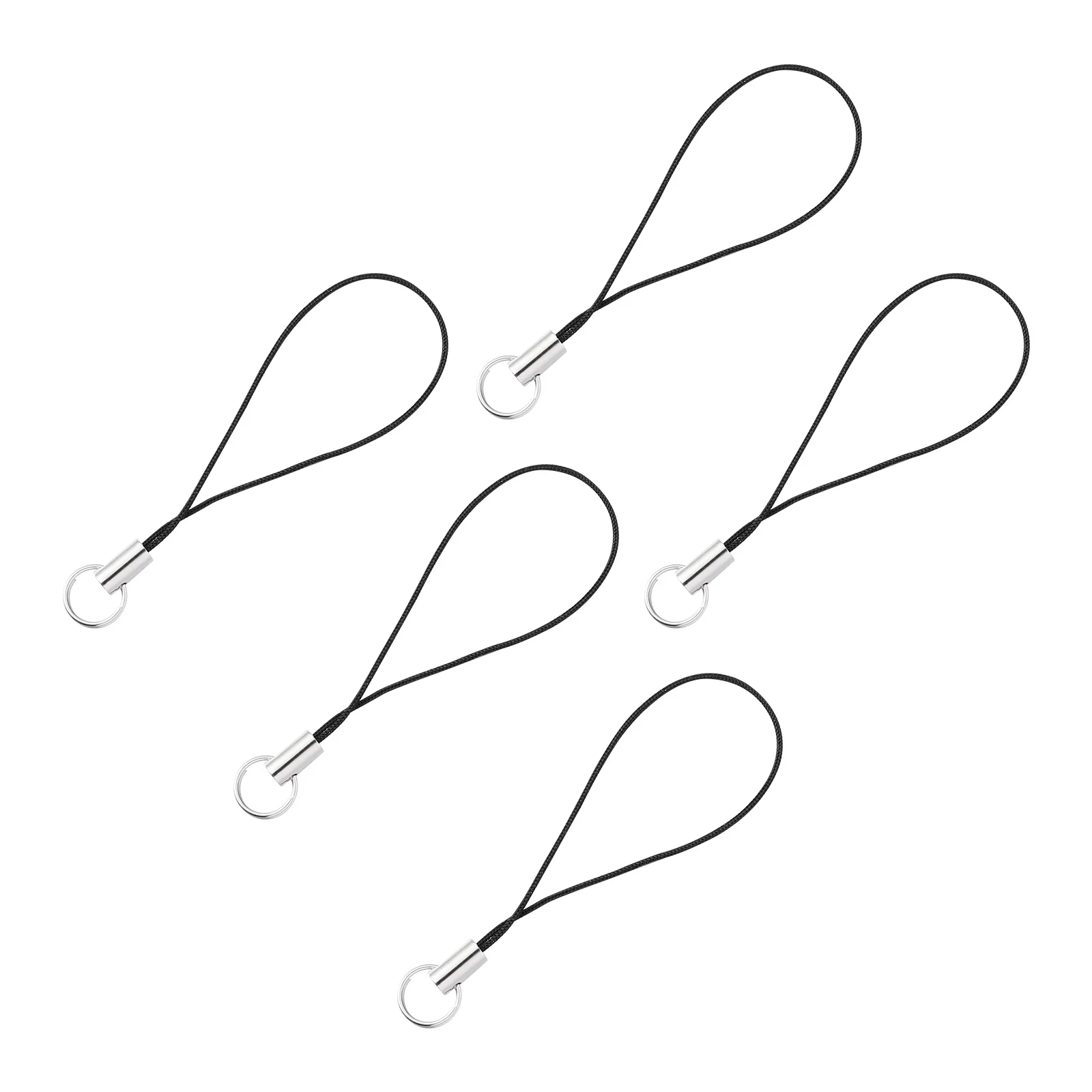 

100pcs Cell Phone Lanyard Smartphone Hanging Strap Lightweight Polyester Cord Keychain for MP3 Player Camera Portable