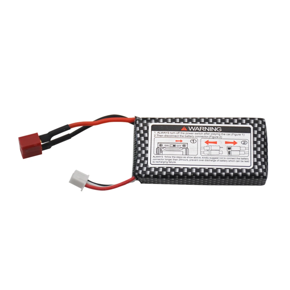 Upgrade to 3200mAh T Plug For 9125 Remote Control Rc Car Spare Parts 7.4v 1600mah Lipo Battery XLH 9125 battery