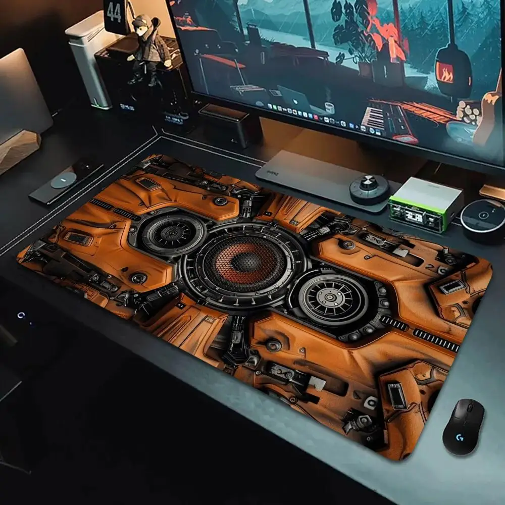 

Technical Steampunk Mouse Pad Large Computer Office Game Table Mat XXL Rubber Anti-slip Gaming Keyboard Mousepad Long Desk Pads