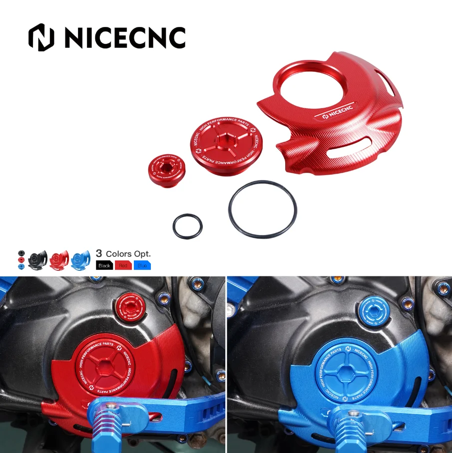 

NICECNC YZ450 Engine Crankcase Cover For Yamaha YZ250F YZ450F YZ450FX WR450F WR250F ATV YFZ450R YFZ450X GRIZZLY 550 RHINO 700