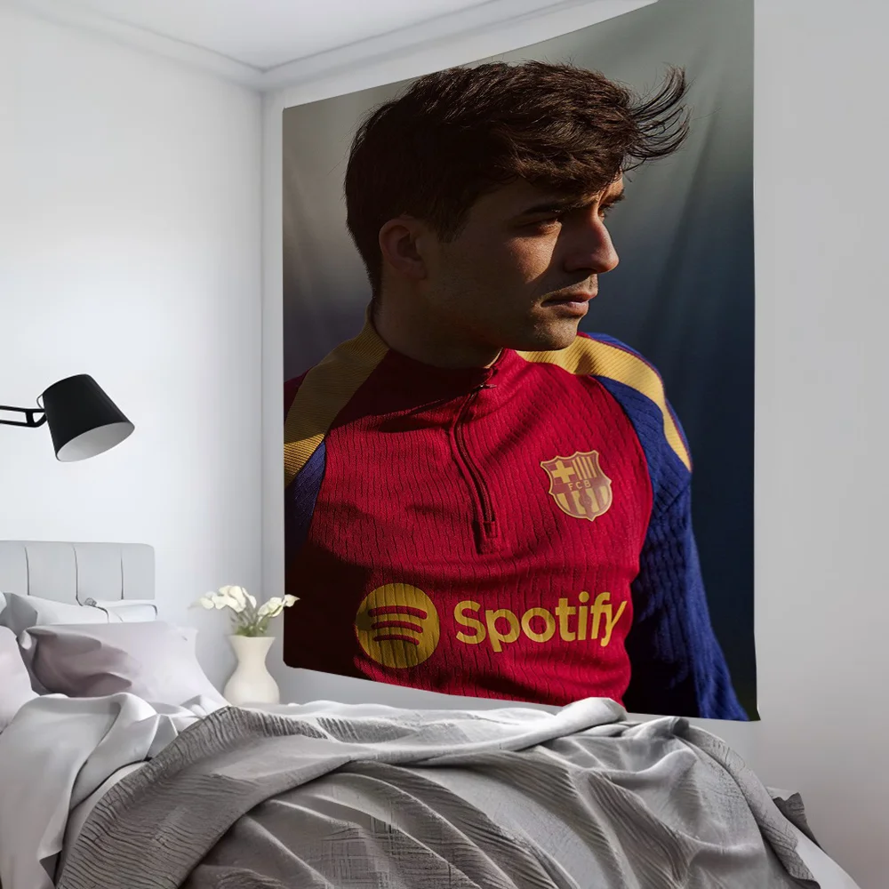 Beliebte Spanien Fußball P-Pedri Player Tapisserie Zimmer Dekor Wand Tuch Party Hängen Hintergrund Zimmer Dekor Baby Zimmer