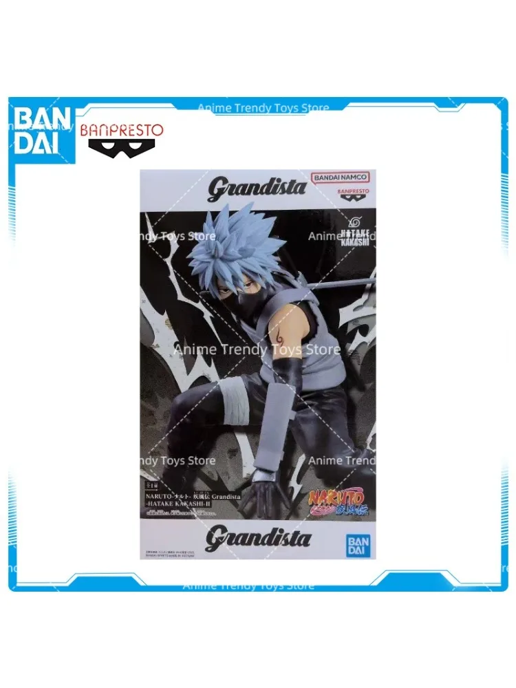 Oryginalne figurki anime BANDAI Banpresto Grandista Naruto Shippuuden Hatake Kakashi dostępne od ręki, zabawki figurki akcji WY — 2