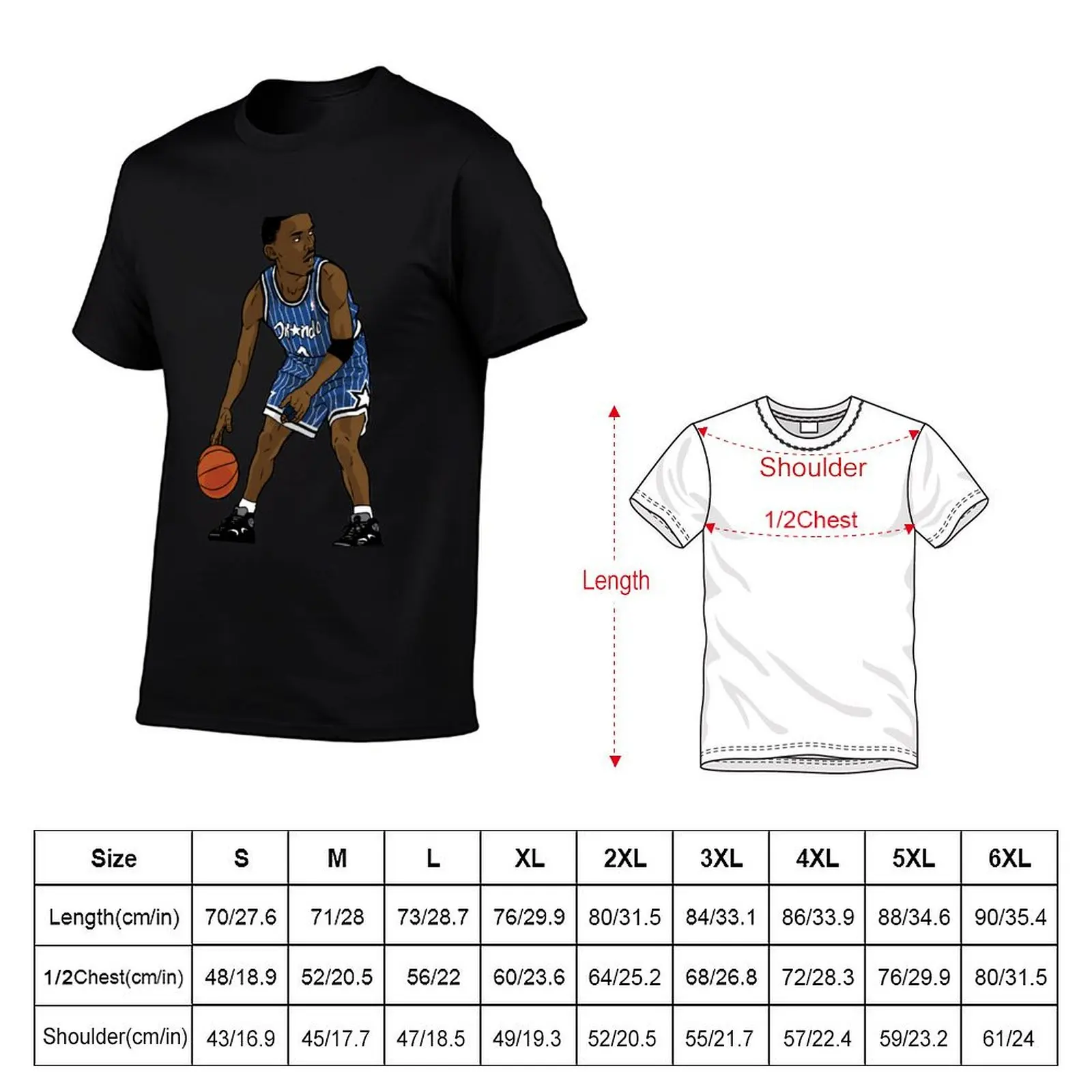 Tracy Mcgrady Tmac 1 Draw Chibi T-Shirt anime tshirt man t shirt heavy cotton t shirt man designer T-Shirt