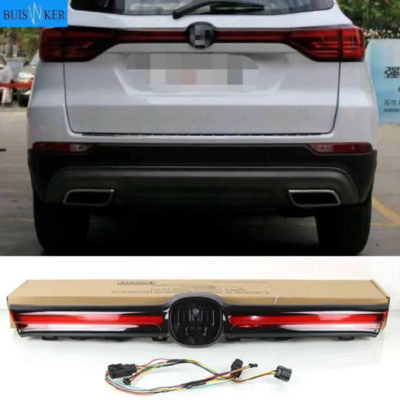 

Car LED Rear Fog Lamp Brake Light Dynamic Turn Signal Reflector Rear Bumper Trunk Tail Light For CHANGAN CS75 2018-2020