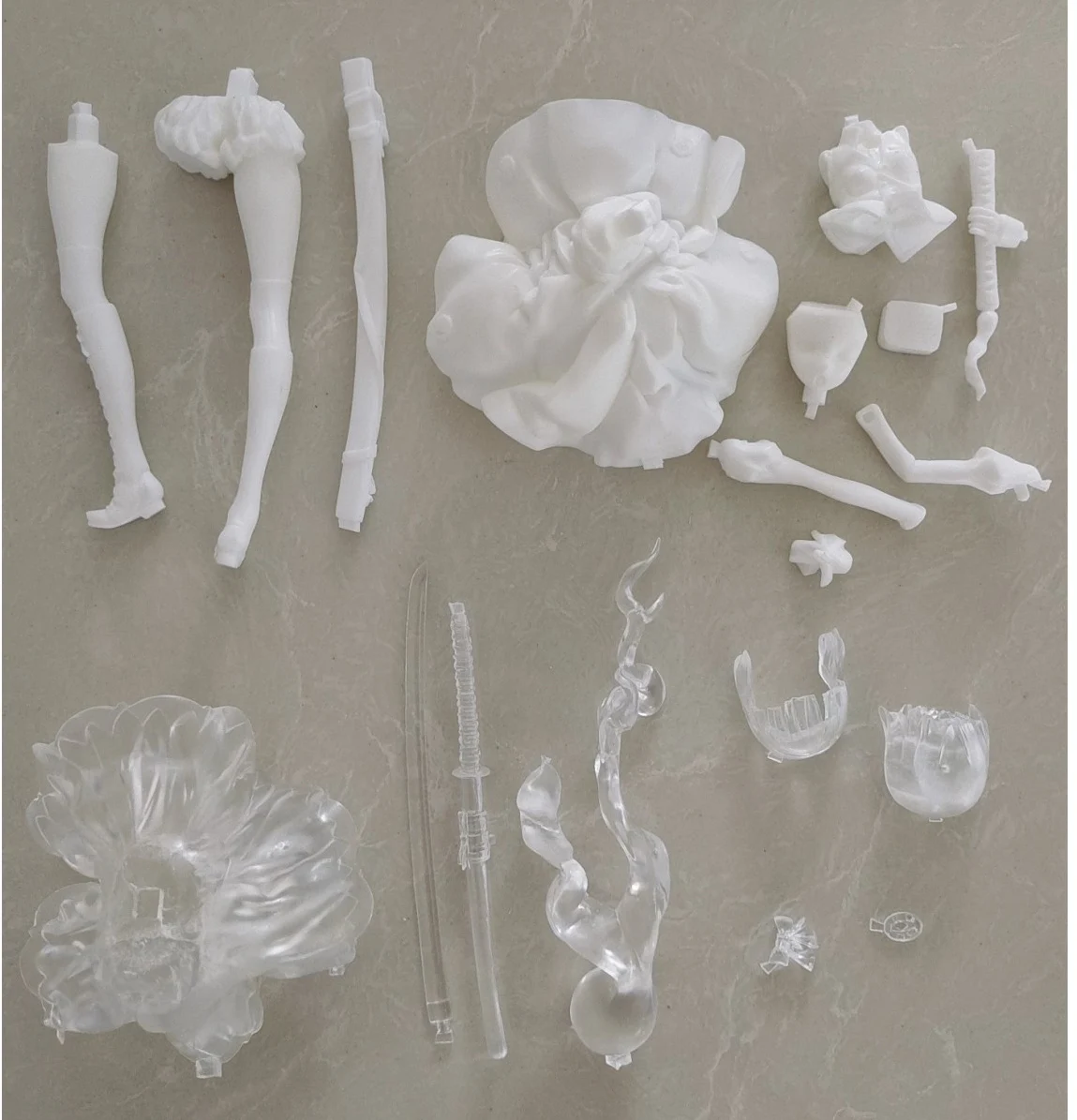 

Anime Konpaku Youmu Project Kit kawaii Resin GK DIY White Assembly GK Model Statue Toys doll Collection Gifts