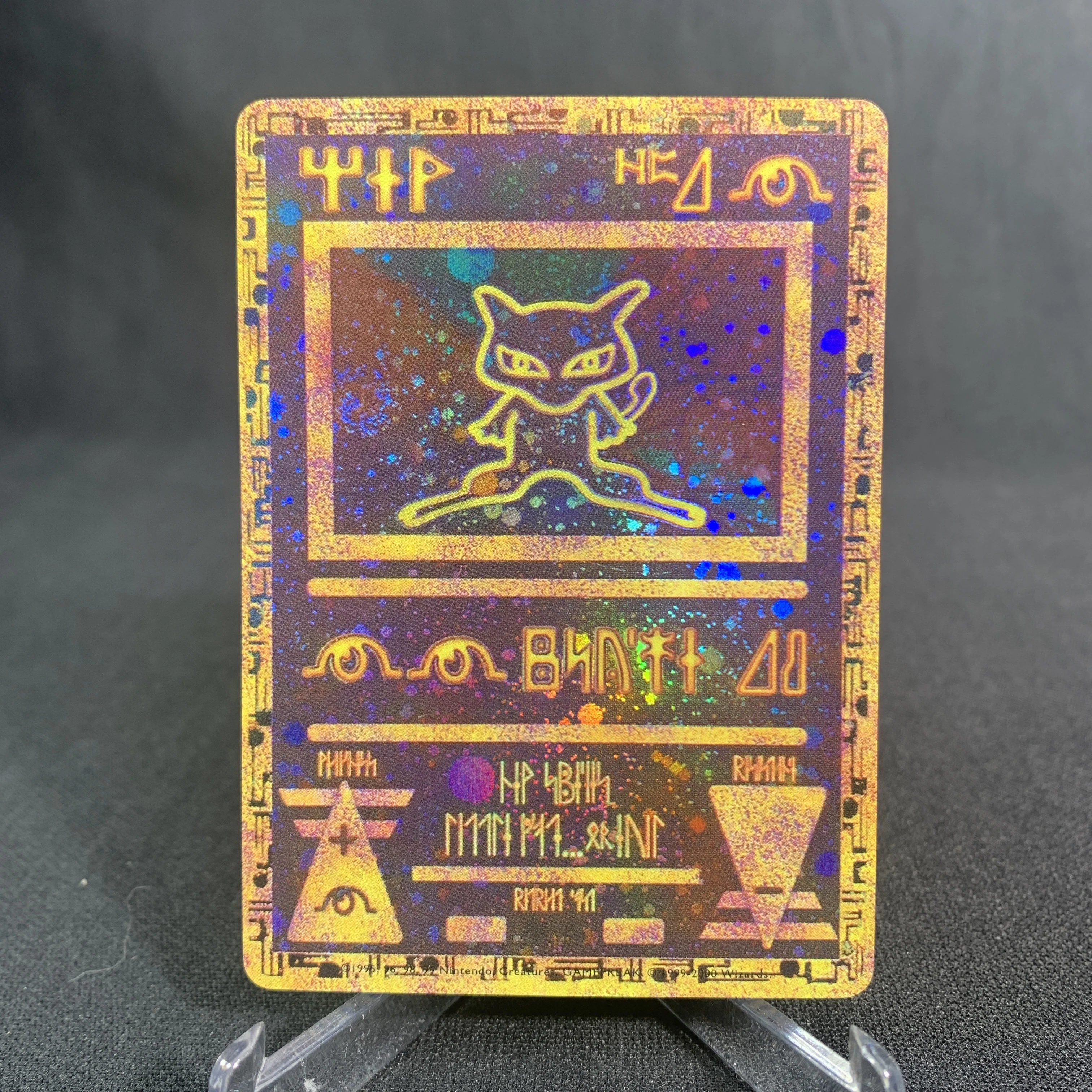 بطاقات Mew Mewtwo Pokemon Shining Mewtwo المجسم Mew Ex GX VMX الهوايات مجموعة نادرة بطاقات المعركة ألعاب بطاقات الوكيل الهدايا #2