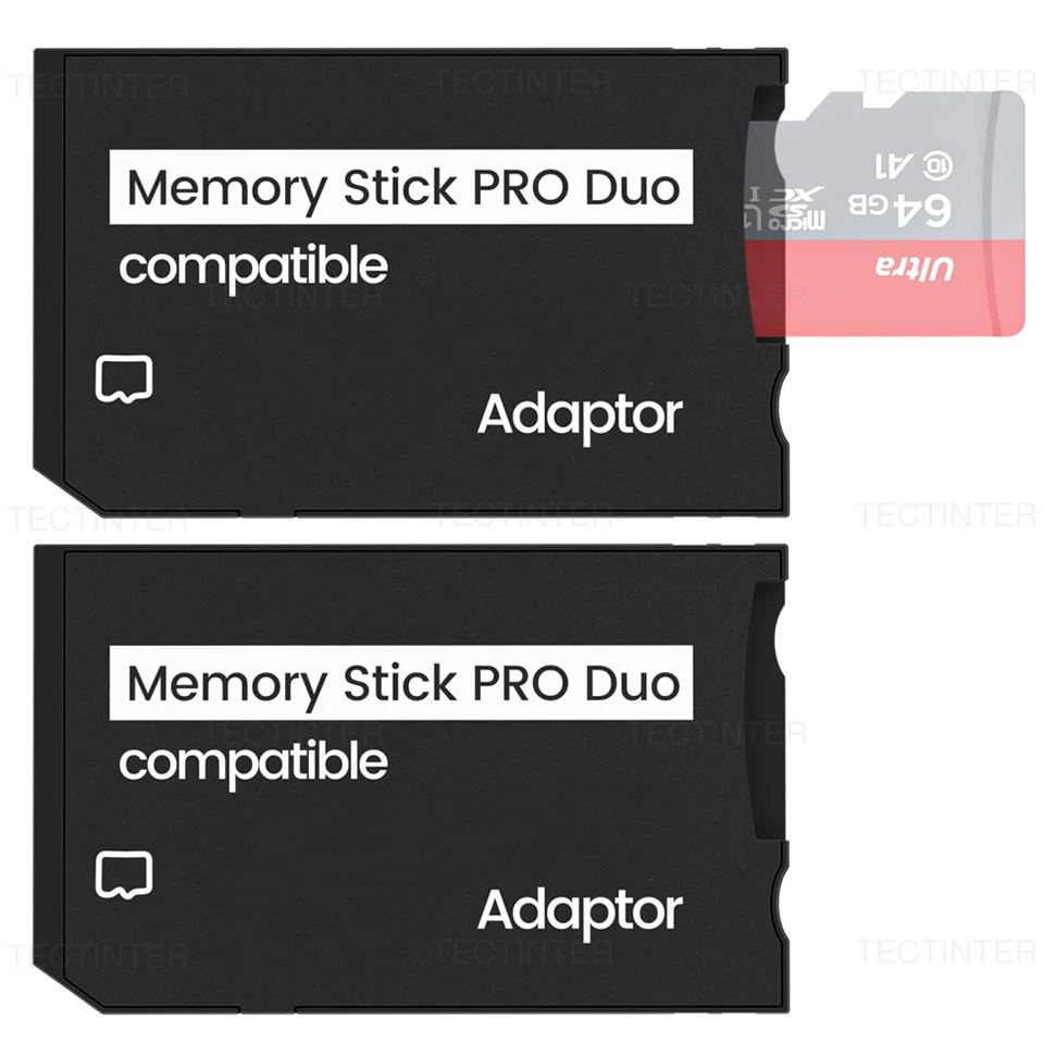 Memory Stick Pro Duo Reader TF to MS SD Card for PSP1000/PSP2000/PSP3000 Converter Adapter Dual Slot Adapter for PSP Accessories