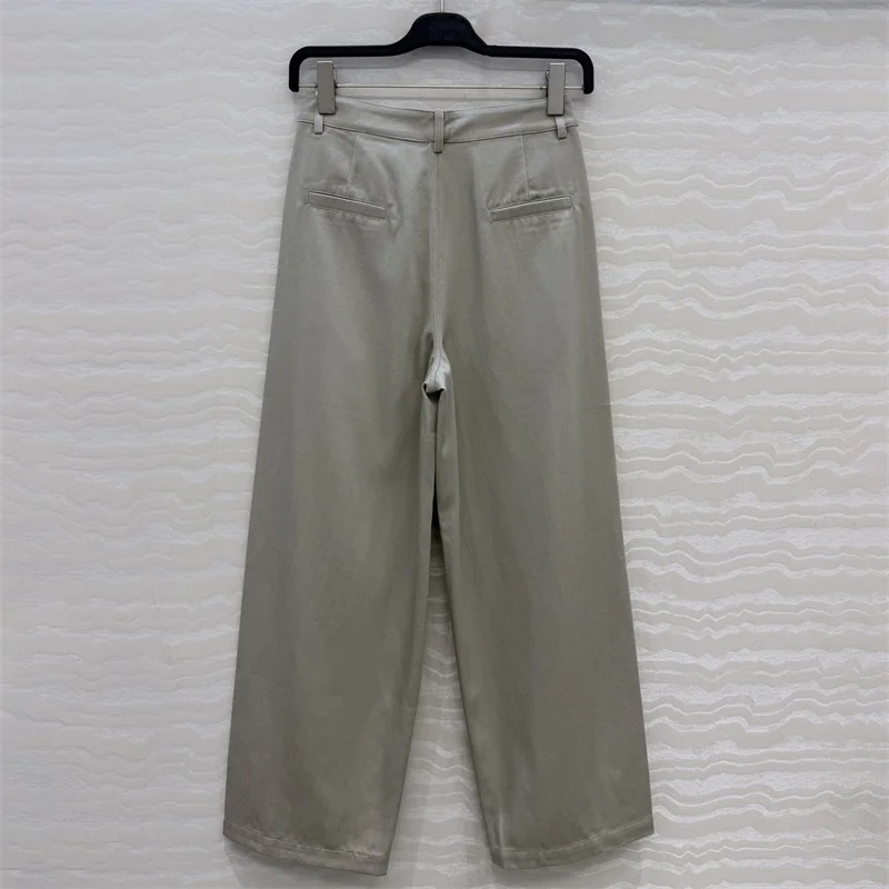 women's pants New winter 2026 high waisted slim straight leg pants Lyocell blend curved knife jeans wide leg pants Denim pants