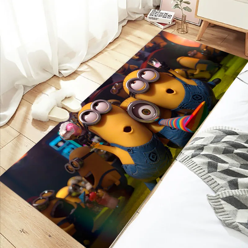 M-Minions Carpet for Living Room Bedroom Kids Room Bedside Mat Cute Fashion Floor Mat  Area Home Decor