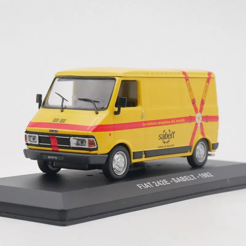 

Модель автомобиля Ixo 1:43 FIAT 242E SABELT 1982 года, рекламный фургон, литая под давлением, из сплава