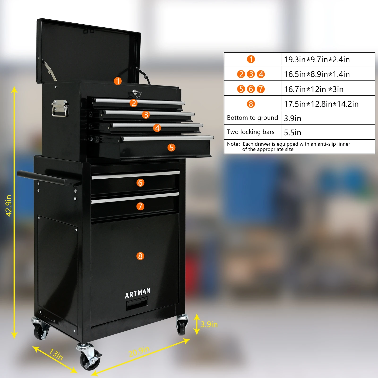 Thumbnail 3 - #5 New Rolling Tool Cabinets Arrivals