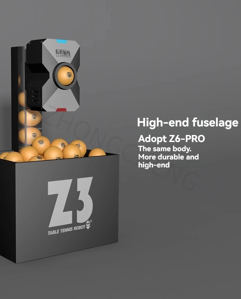 for Z3 Table Tennis Robot Automatic Ping Pong Ball Machine Professional Trainer For Home Practice Adjustable Serving