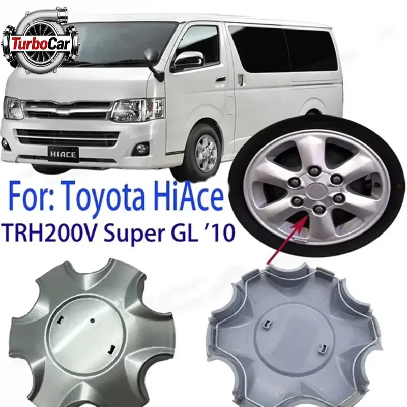 Wheel Center Cap for Toyota HiAce TRH200V Super GL 2010 H200 4260B-26010 4 Pcs Lot Car Wheel Hub Center Cover Replacement