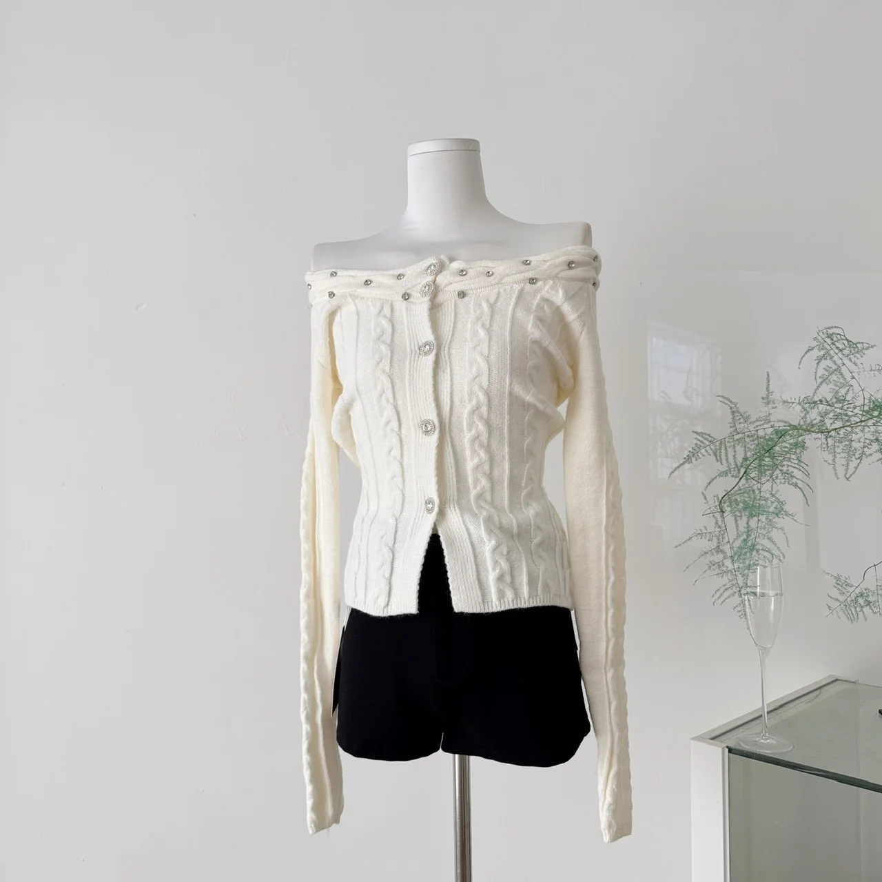 ฤดูใบไม้ร่วงฤดูใบไม้ผลิสไตล์เกาหลีถักเสื้อคาร์ดิแกนแขนยาวที่ไม่ซ้ำใครสวยงามย้อนยุคแฟชั่นผู้หญิงเสื้อสเวตเตอร์คุณภาพระดับพรีเมียมท็อป F566