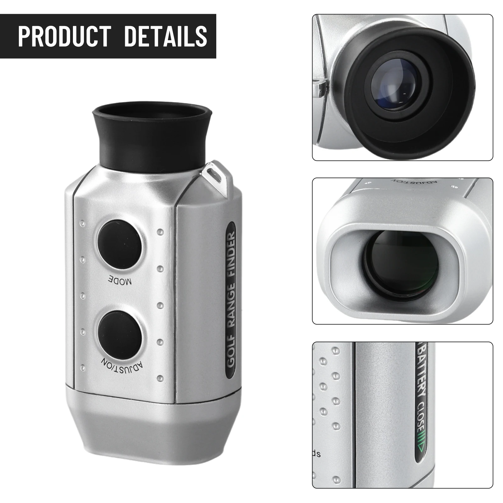 

7x18 Monocular Golf Rangefinder with Electronic Distance Measuring for Outdoor Hunting and Golf Course Targeting