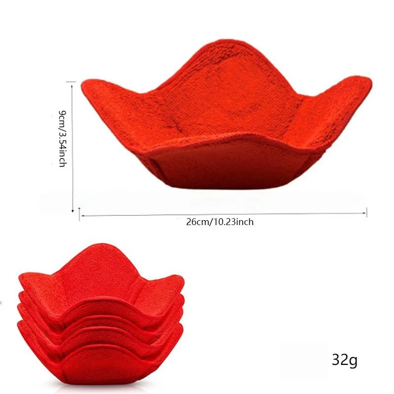 1/3pc Heat-resistant Microwave Bowl Mat, Colored Insulation Mat, Suitable for Kitchen Use, Specially Designed for Taking Out