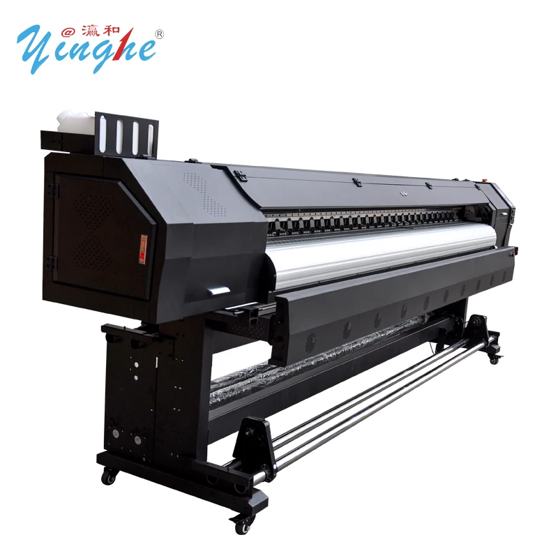 Affordable Cost Effective 3.2m Large Format Eco Solvent Printer 4 Color For Small Medium Printing Business Bulk Order Production