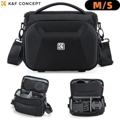 K & F Concept-bandolera ligera y resistente para cámara, impermeable, de viaje, bandolera de un solo hombro, para cámara Sony Canon DSLR/SLR