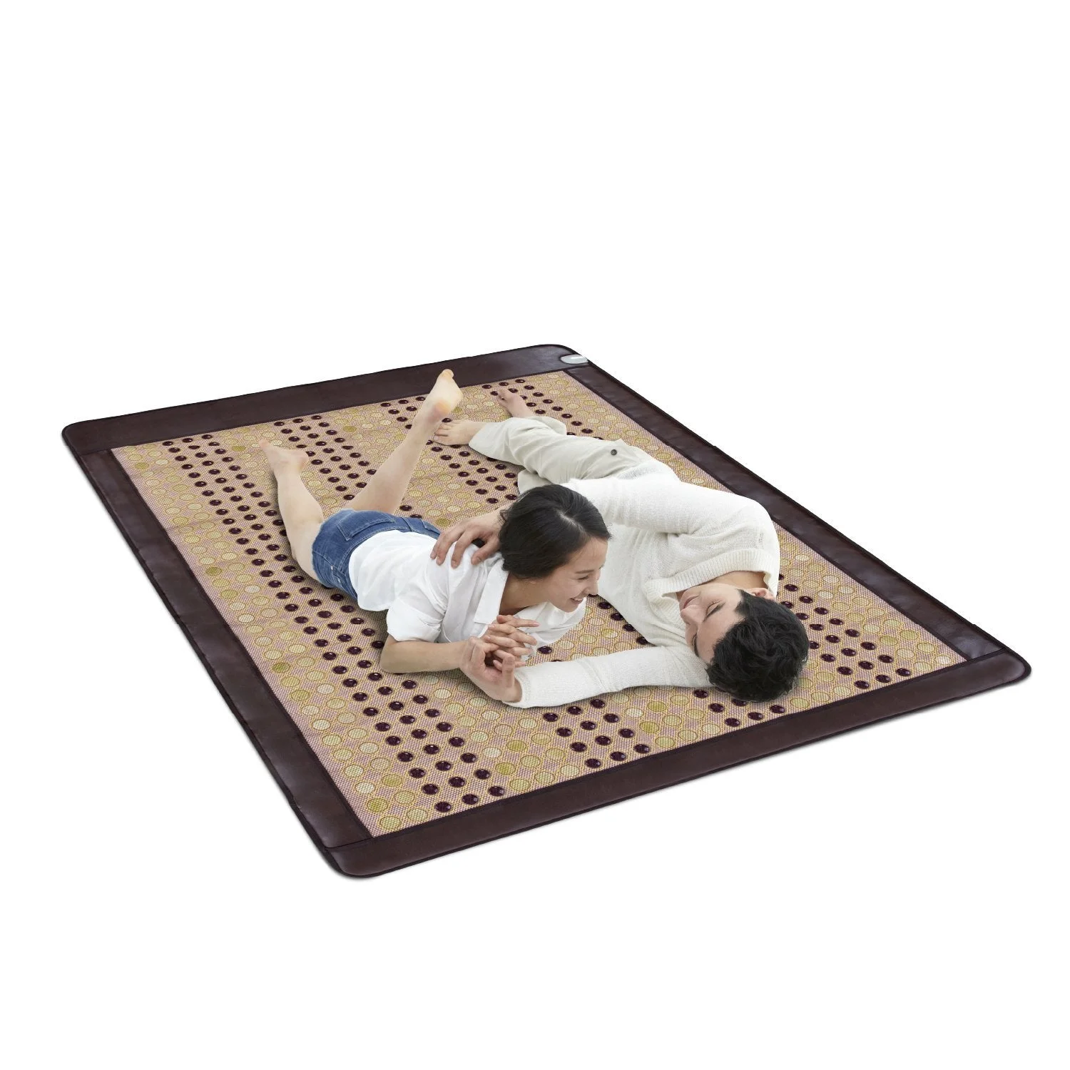 59*78 Inches Home Use Light Therapy Large Jade Mat With Tourmaline And Jade Stone For Encourage The Cells Metabolism