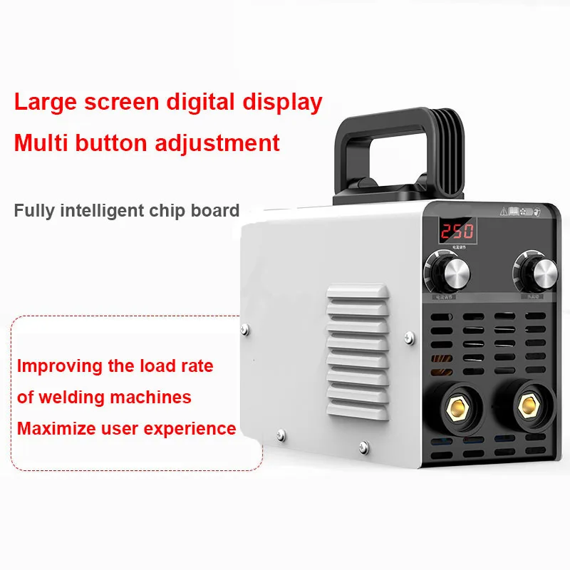 Household Portable Small Scale Welding Machine Used For Angle Iron/Iron Frame All-Copper Electric Welding With LCD Dual Screen