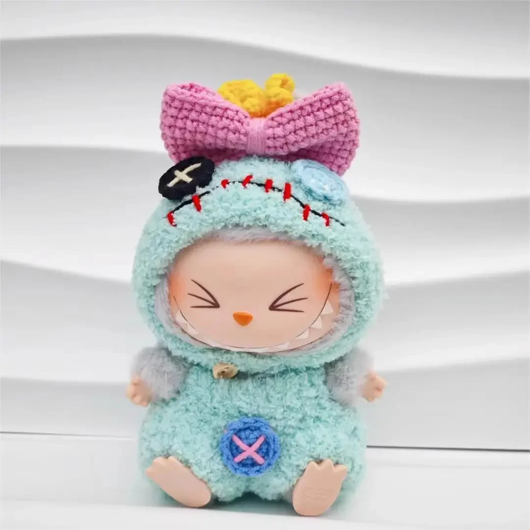 

Kawaii17cm Labubu Doll Clothes Accessories Set DIY Mini Dolls Clothing Girl Gift