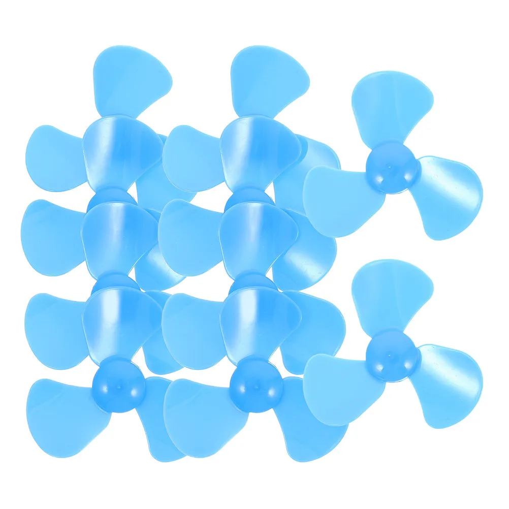 

15 шт. маленьких лопастей вентилятора для двигателя, универсальный удобный аксессуар для научных проектов своими руками, пластиковые лопасти вентилятора