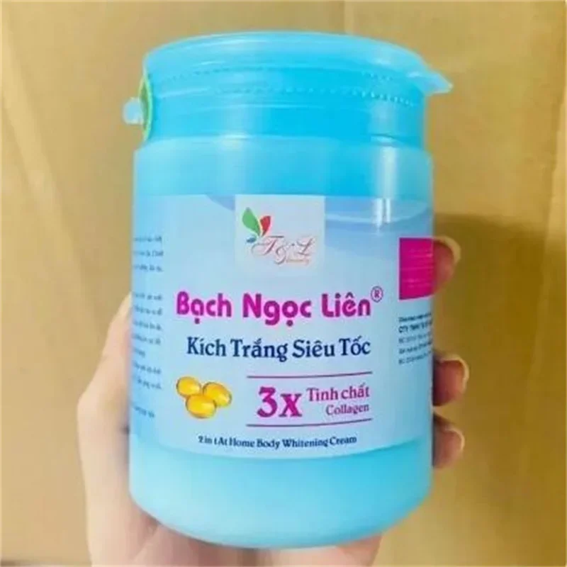 Kích Trắng Siêu Tốc 3X Bạch Ngọc Liên xanh, kem body bach ngoc lien siêu trắng, tắm trắng bạch ngọc liên chính hãng