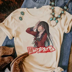 Kakegurui Tee women manga streetwear Y2K t shirt girl anime harajuku y2k clothes
