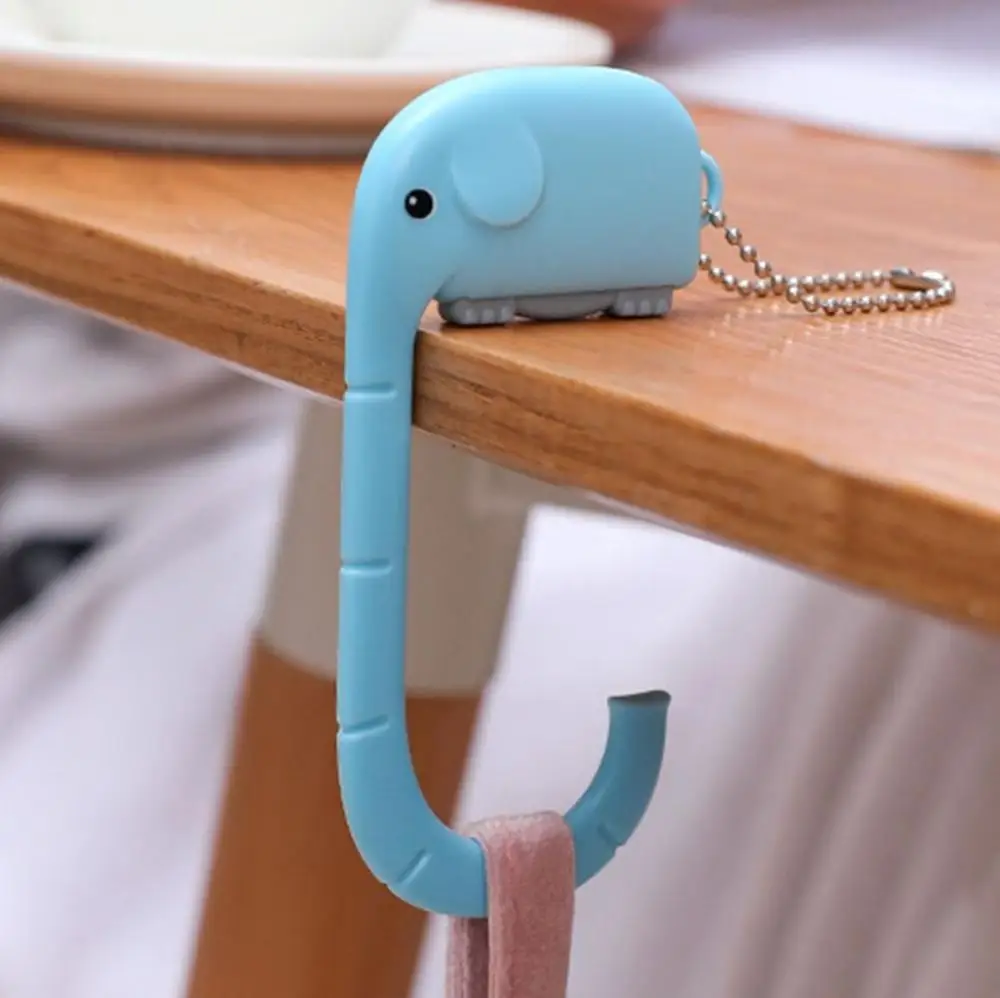 for Ladies, Girls Elephant Shape Travel,Outdoor Use Hanging On Desk Decorative Hooks Tote Bag Hook Handbag Placing Purse Hanger