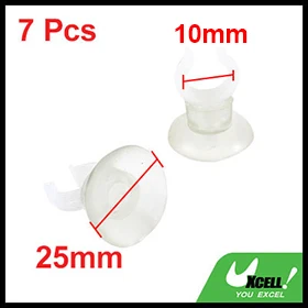 7 Pcs Universal 10mm Air Line Tubing Holder Suction Cups Clear for Aquarium Fish Tank Fish Pet Supplies Parts