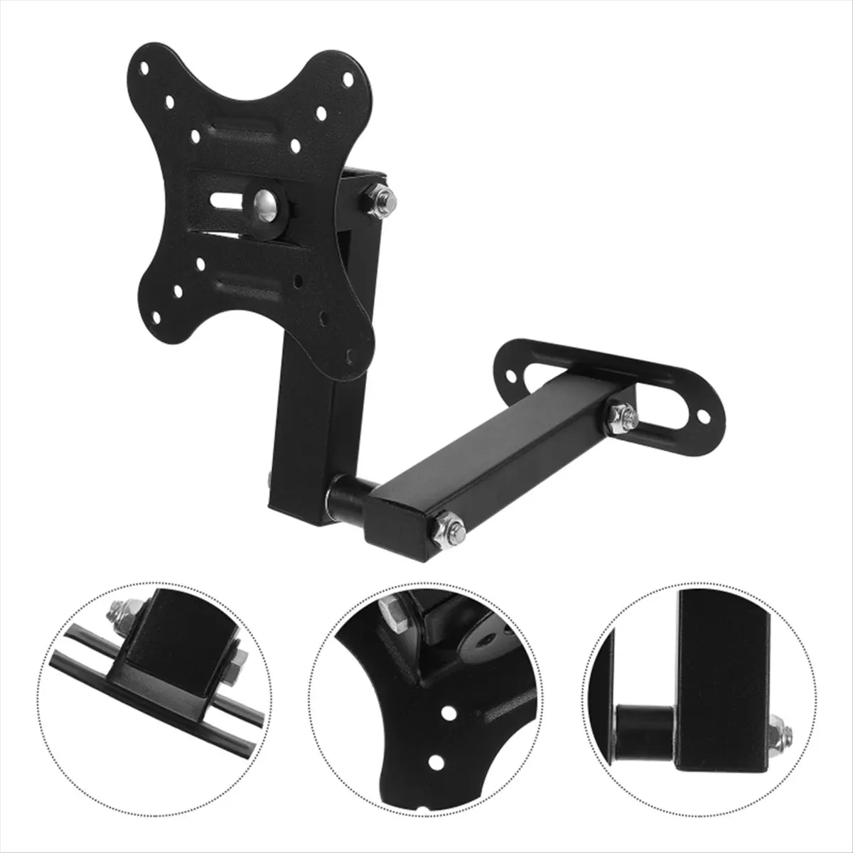 Dynamic Universal Adjustable Wall Mount Bracket Universal Rotated Holder Mounts for 14 to 27 Inch LCD LED Monitor Flat Panel