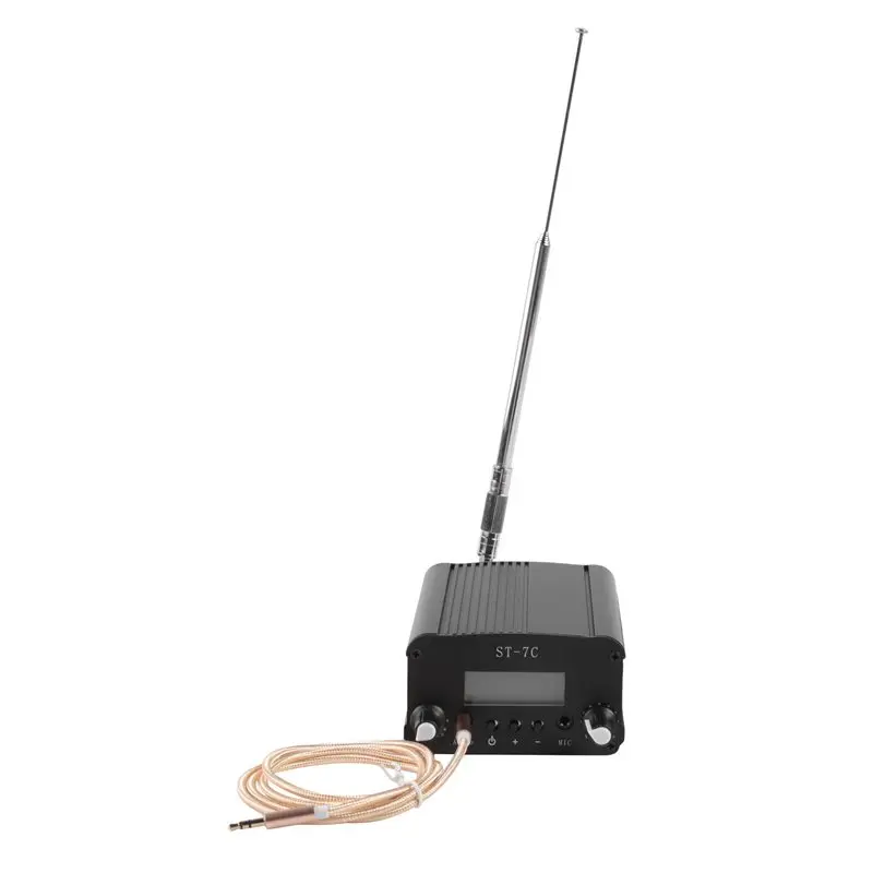 

ST-7C Stereo Amplifier Wireless FM Radio Transmitter Audio Transmission 76-108Mhz TNC